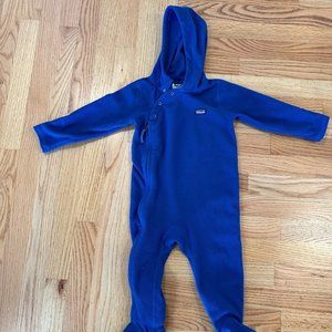 Patagonia Infant Micro D® Fleece Bunting. 12-18M Blue